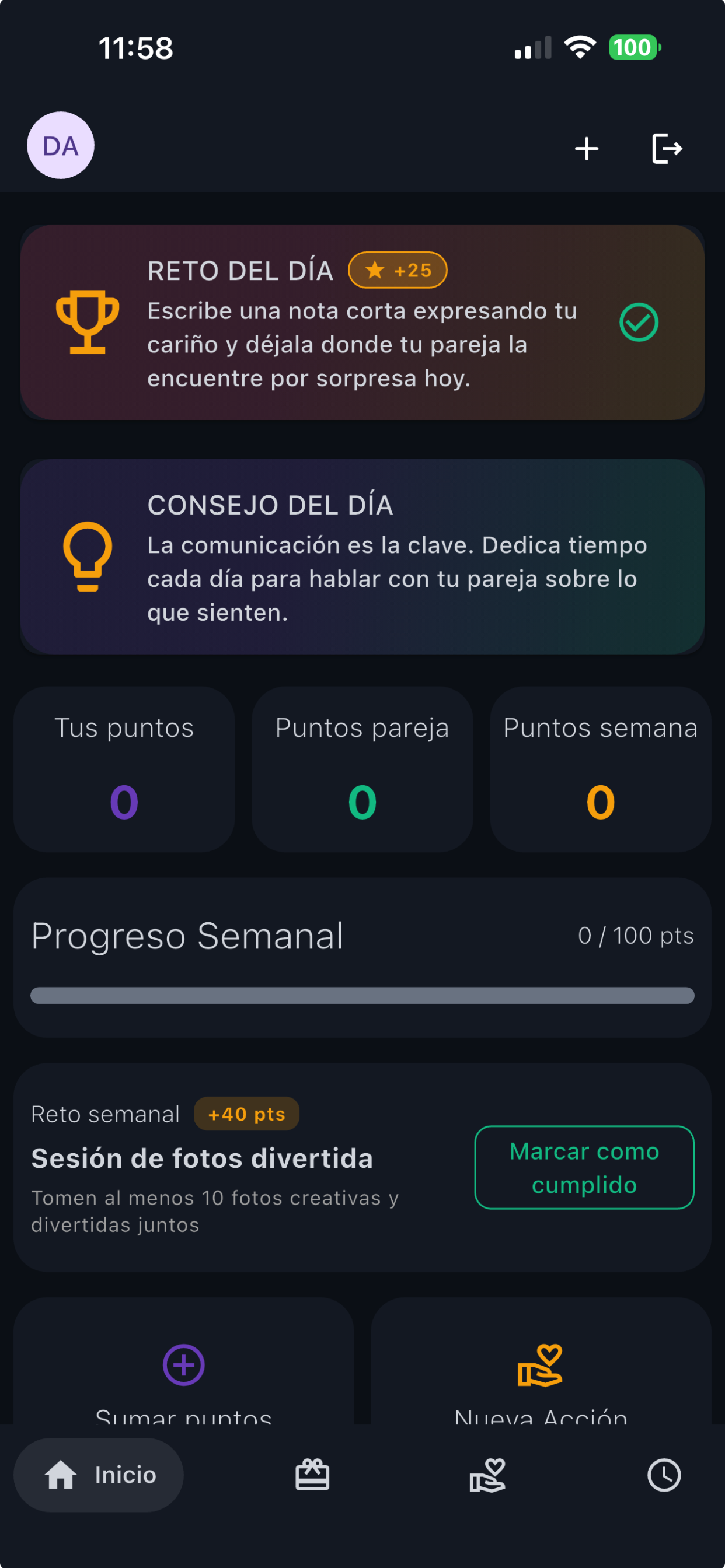 ParejaPuntos App